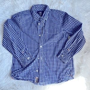 Long sleeve button classic gingham